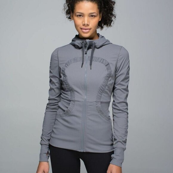 Lululemon Dance Studio Jacket * Reversible* Blurred Grey - Picture 1 of 9